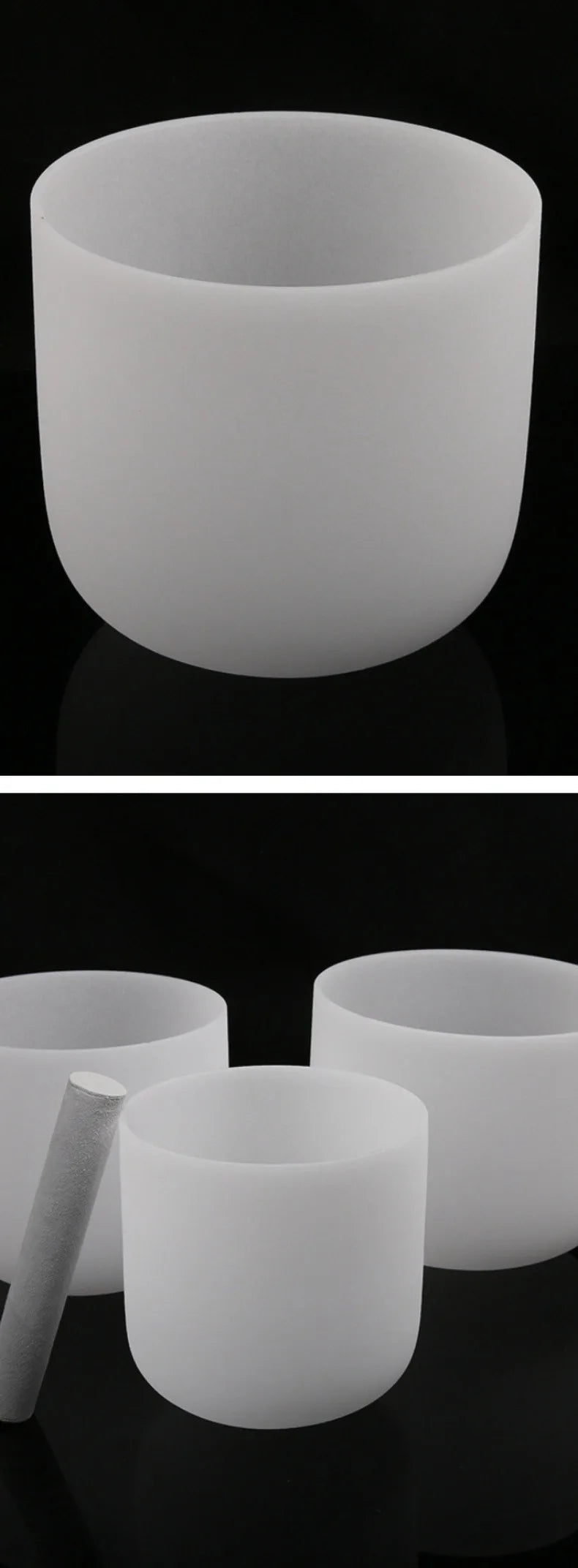 Crystal Singing Bowl – Quartz Sound Therapy Instrument for Yoga, Meditation, Spiritual Healing & Relaxation