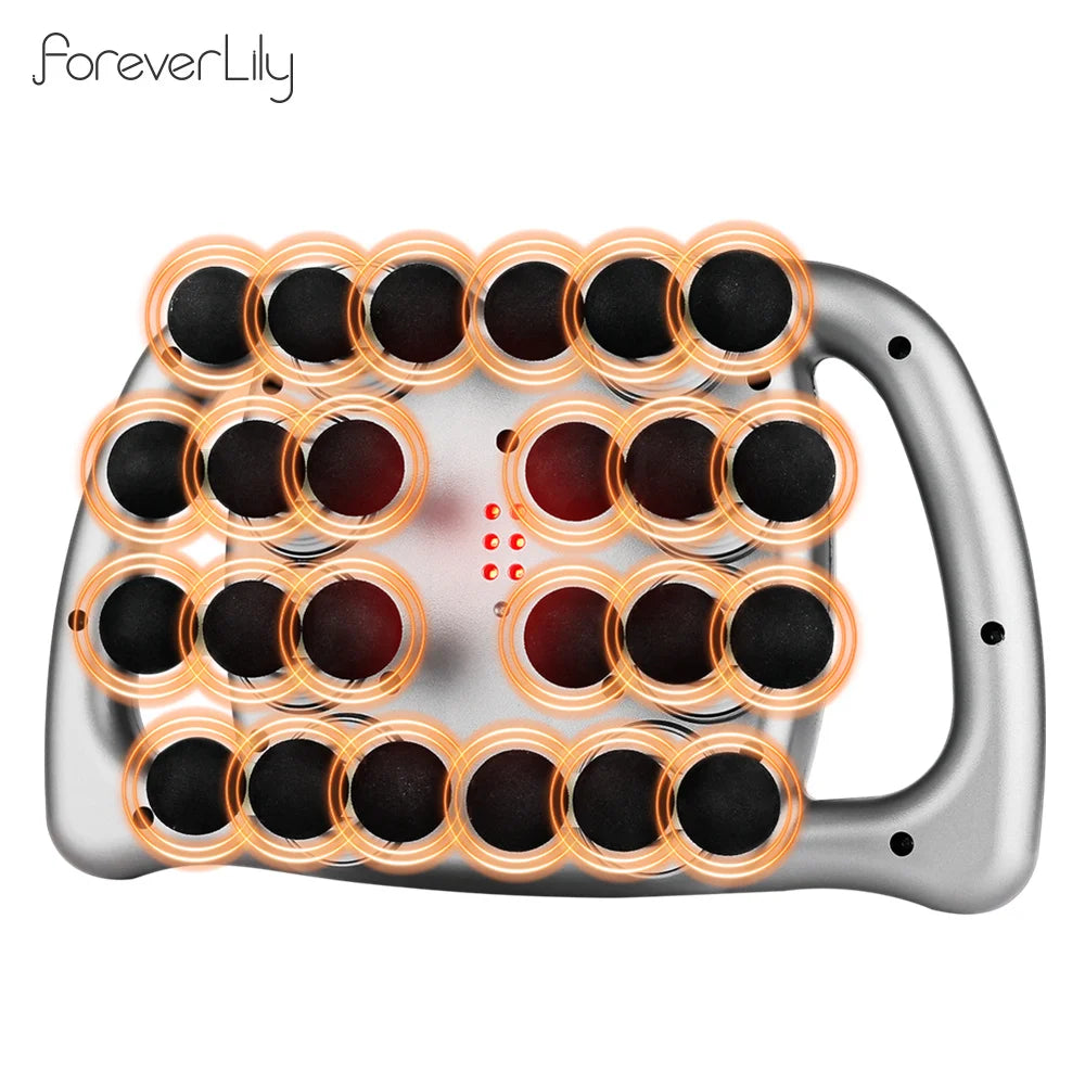 24-Head High-Frequency Massage Gun with 99 Speed Levels
