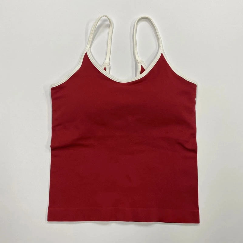 Women’s Seamless Yoga Set – Strappy Sports Bra & Stretch Leggings