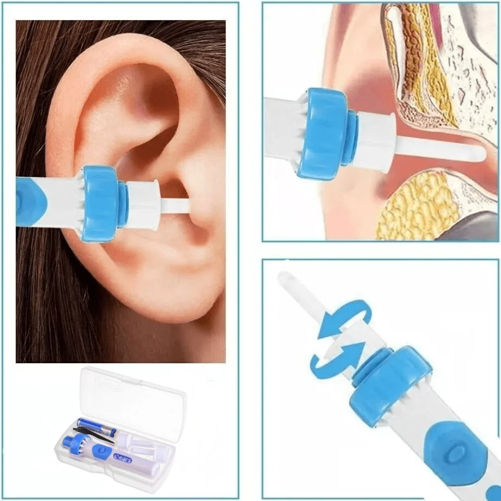 Electric Earpick – Safe Earwax Cleaner for Children & Adults, Ear Care Wax Remover