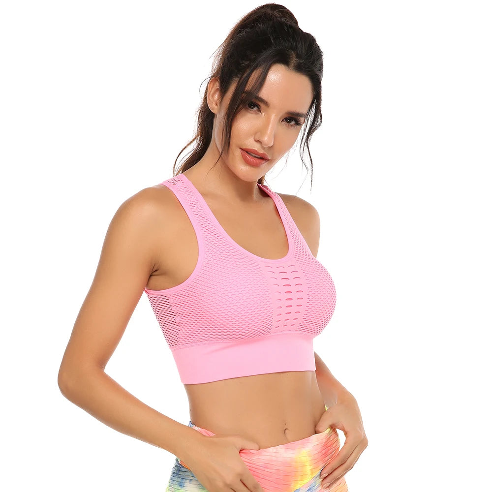 Hot Fitness Women’s Quick-Dry Sports Bra & Yoga Tank Top