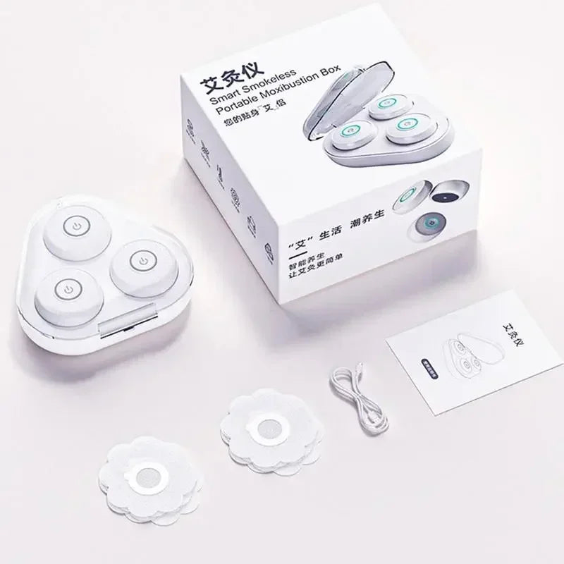 Smart Smoke-Free Moxibustion Device – Portable Heat Therapy Box
