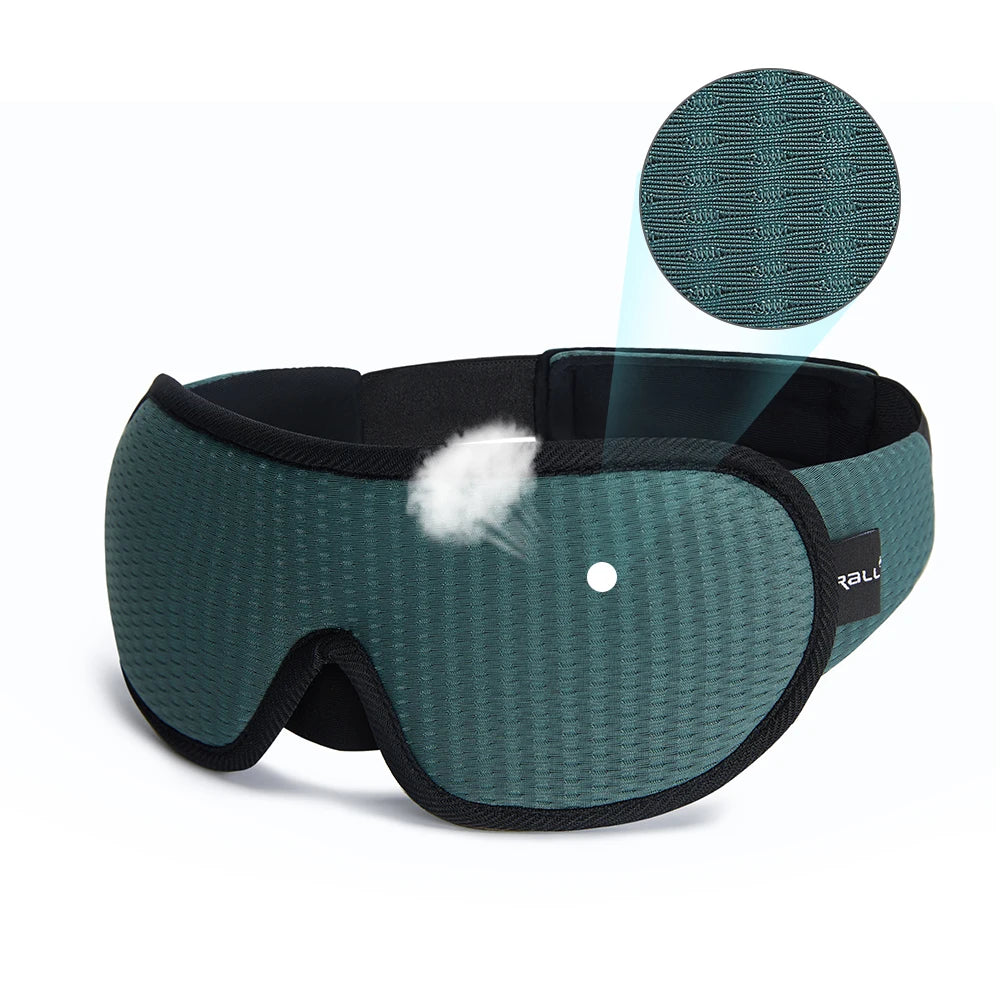 3D Padded Sleep Mask – Soft Eye Shade & Sleeping Aid