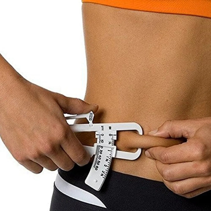 Body Fat Caliper Tester – Skinfold Measurement Tool with Chart (1/3/5 Pcs)