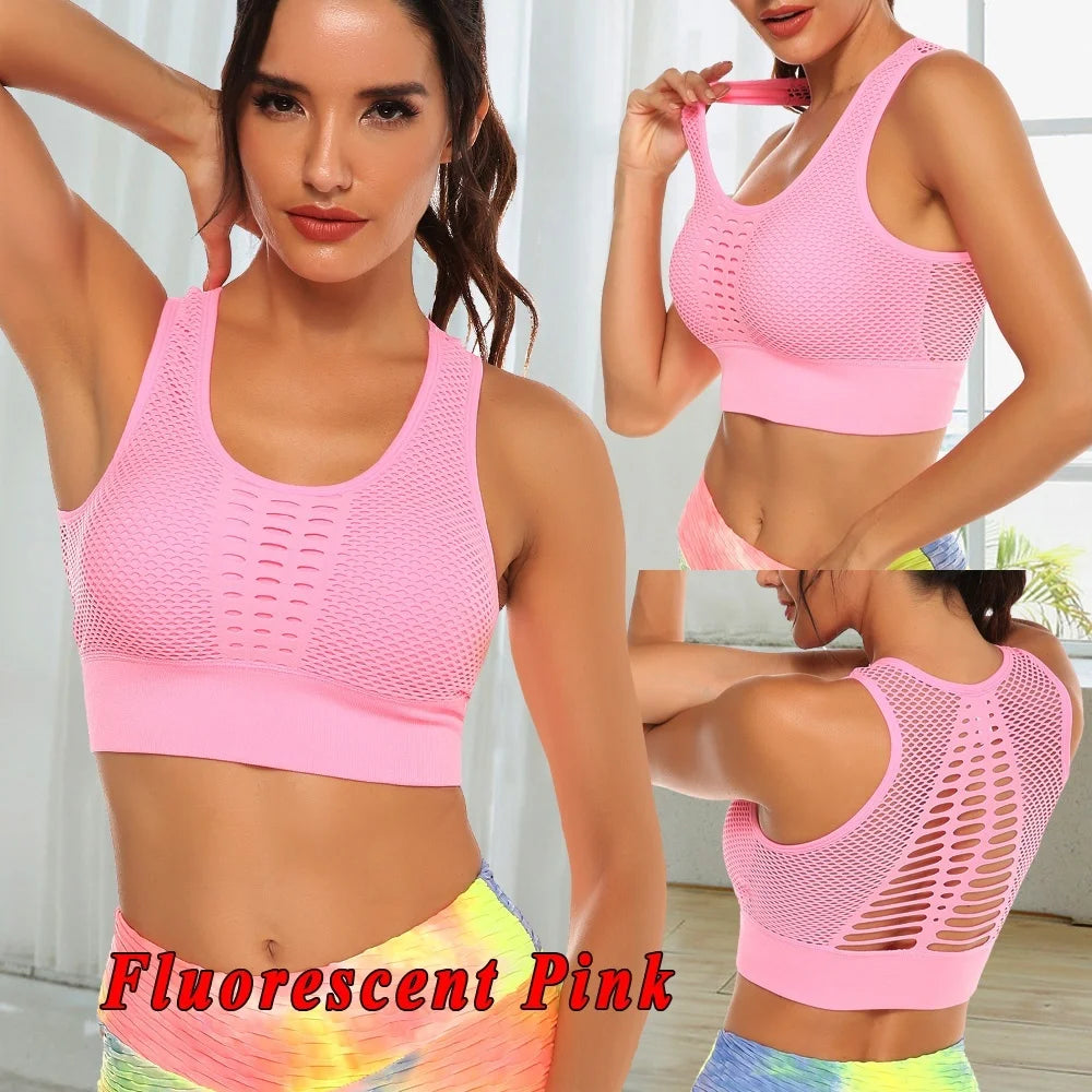 Hot Fitness Women’s Quick-Dry Sports Bra & Yoga Tank Top