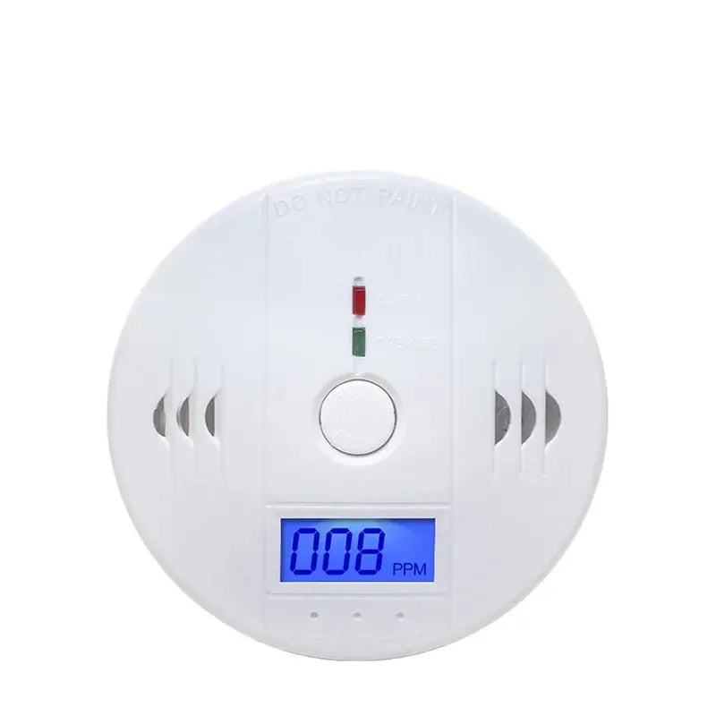 Independent CO Alarm Sensor – Carbon Monoxide Detector with LCD Display & 85dB High-Sensitivity Warning for Home & Hotel