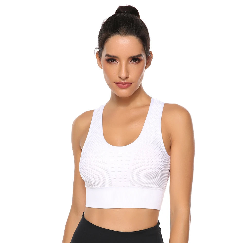 Hot Fitness Women’s Quick-Dry Sports Bra & Yoga Tank Top