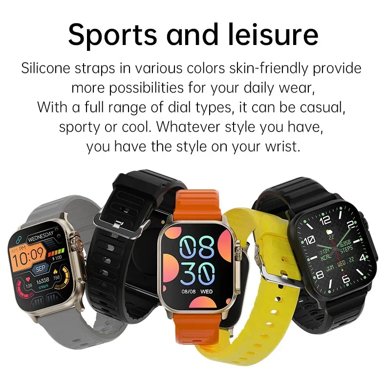 T900 Ultra 2 Smartwatch Men 49mm AMOLED NFC Waterproof