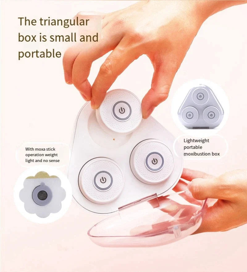 Smart Smoke-Free Moxibustion Device – Portable Heat Therapy Box