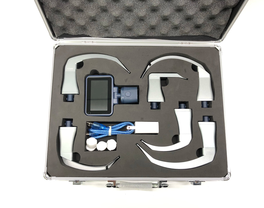 3.5" Video Laryngoscope – Digital Color Scope with Reusable Sterilizable Blades