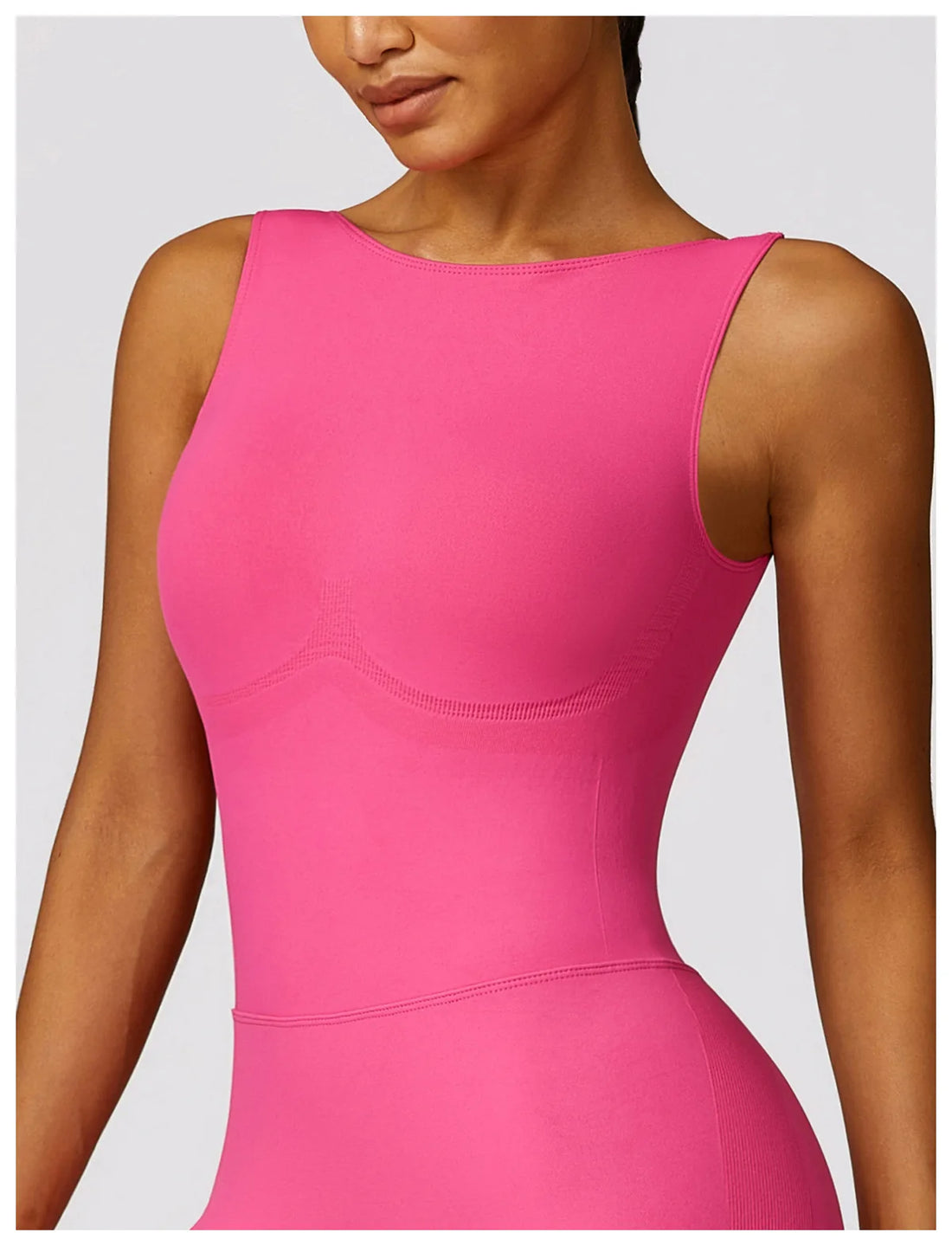 Women’s One-Piece Sporty Jumpsuit – Backless Yoga Suit with Leggings, Gym & Pilates Sportswear