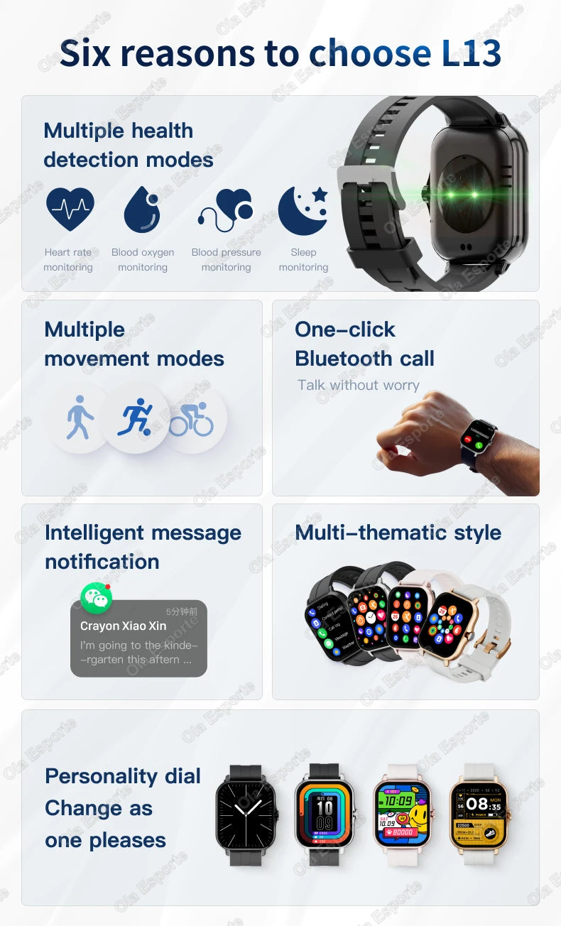 1.83" Waterproof Smartwatch with Call & Sleep Monitoring