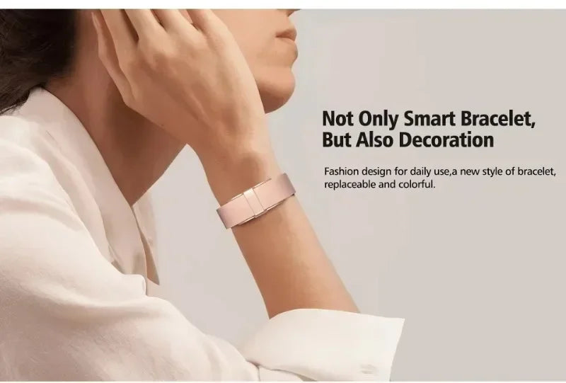 2208A Smart Bracelet – Heart Rate & Blood Pressure Monitor, Fitness Tracker Watch with Pedometer for Men & Women
