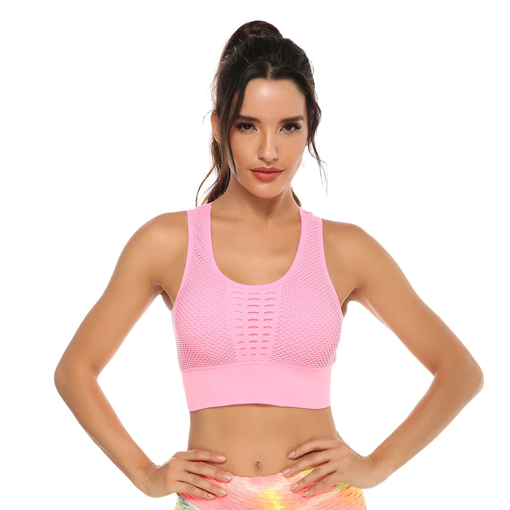 Hot Fitness Women’s Quick-Dry Sports Bra & Yoga Tank Top