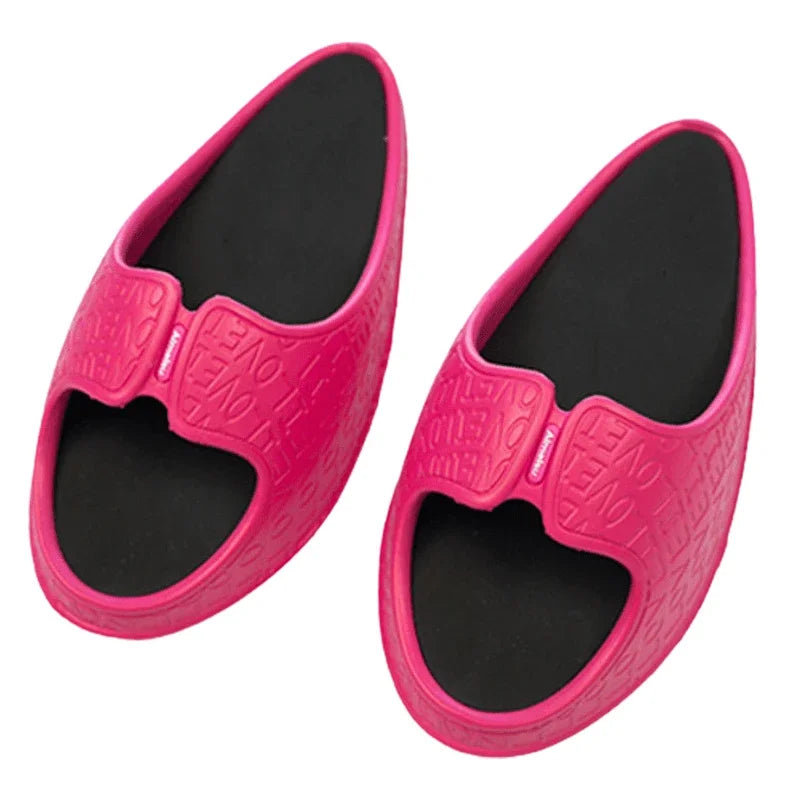 Japanese Style Fitness Rocking Slippers for Women – EVA Body-Shaping Summer Slide
