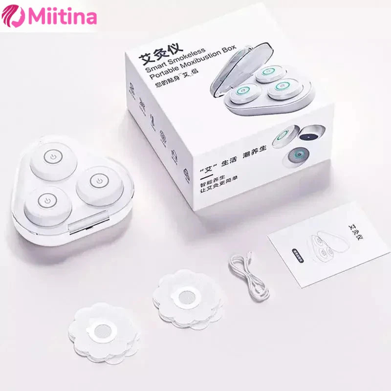 Smart Smoke-Free Moxibustion Device – Portable Heat Therapy Box