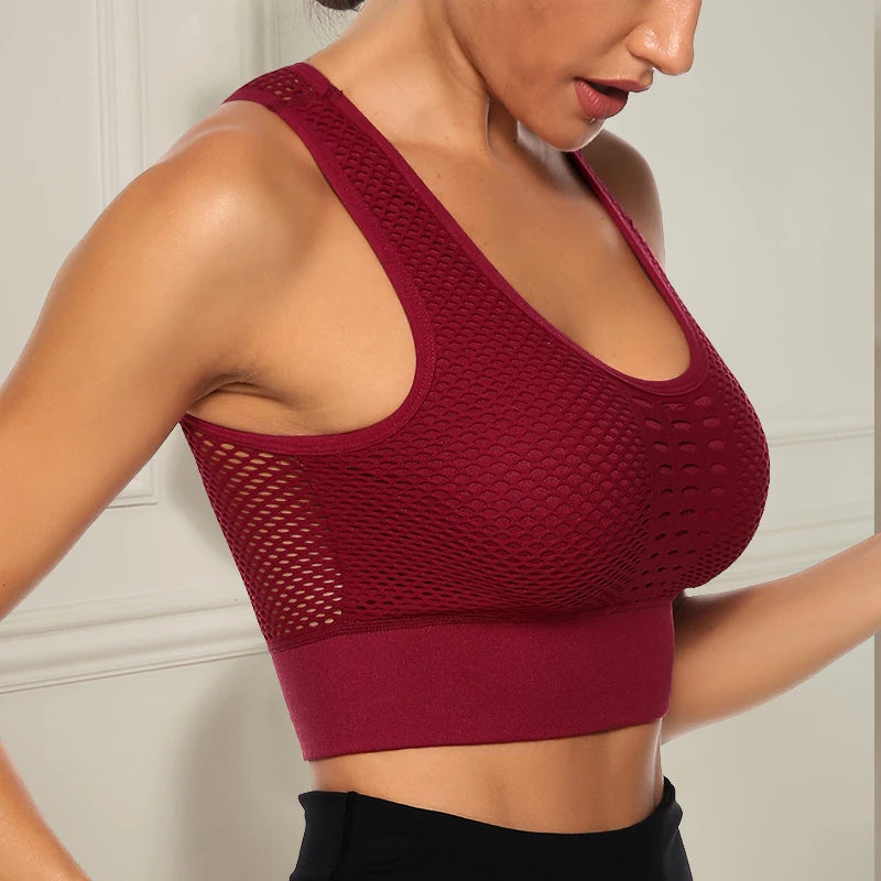 Hot Fitness Women’s Quick-Dry Sports Bra & Yoga Tank Top