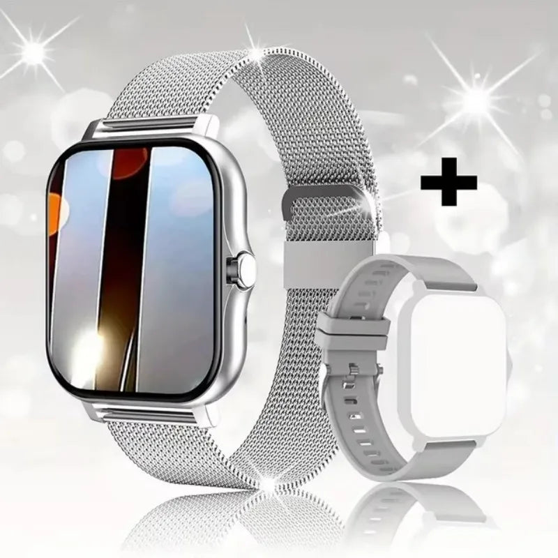 Smartwatch with Bluetooth Call, Health Monitoring, 1.44" Color Screen