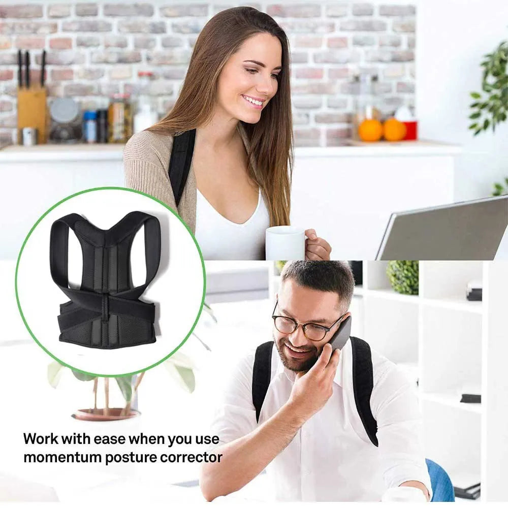 Upper Back Posture Corrector – Adjustable Clavicle & Shoulder Support Brace