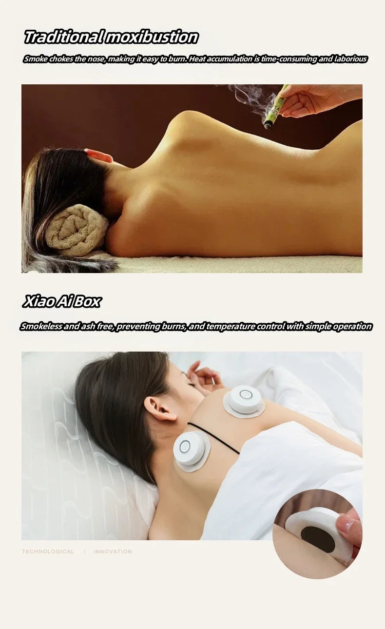Smart Smoke-Free Moxibustion Device – Portable Heat Therapy Box