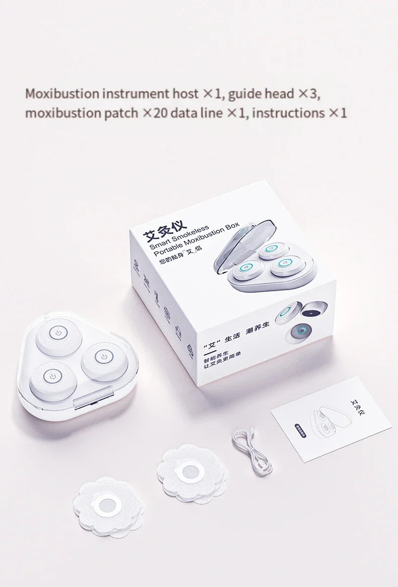 Smart Smoke-Free Moxibustion Device – Portable Heat Therapy Box