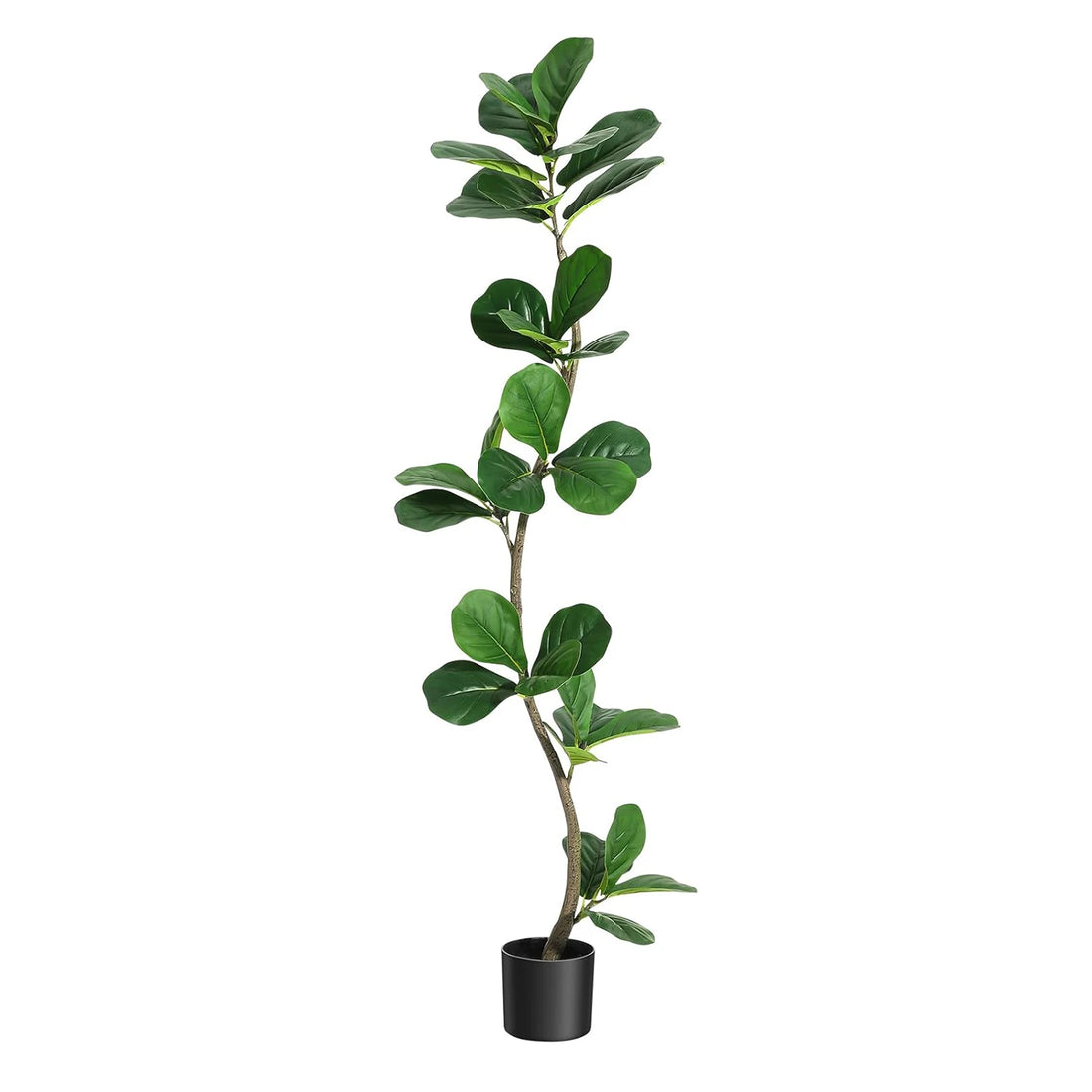 Artificial Fiddle Leaf Fig Tree – Faux Potted Indoor Plant