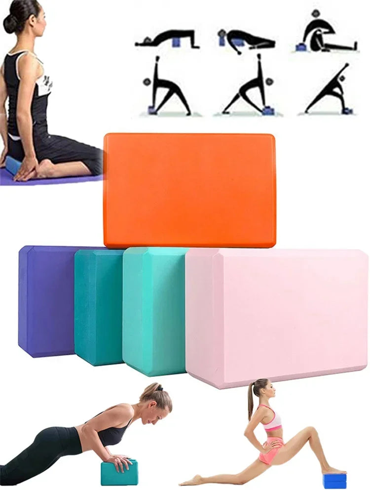 High-Density EVA Yoga Block – Non-Slip Foam Support for Fitness