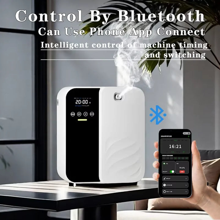 500ml Electric Aroma Diffuser – Waterless Scent Machine, Essential Oil Air Freshener for Home & Office (Covers up to 1000m³)