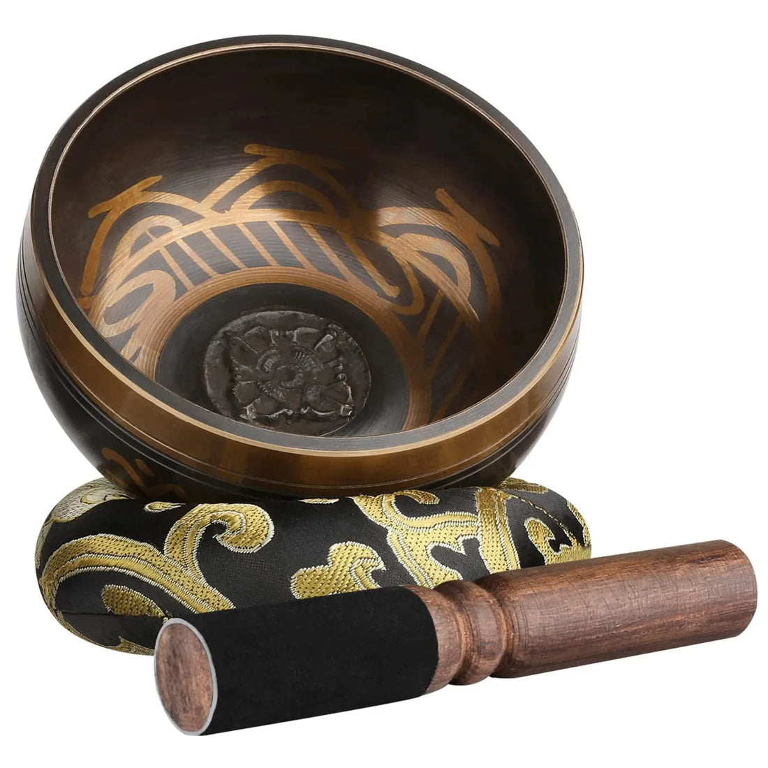 Tibetan Buddha Singing Bowl – Mantra Meditation Sound Bowl for Yoga & Music Therapy