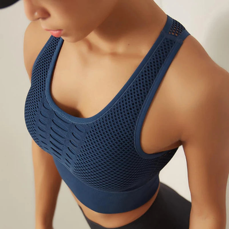 Hot Fitness Women’s Quick-Dry Sports Bra & Yoga Tank Top