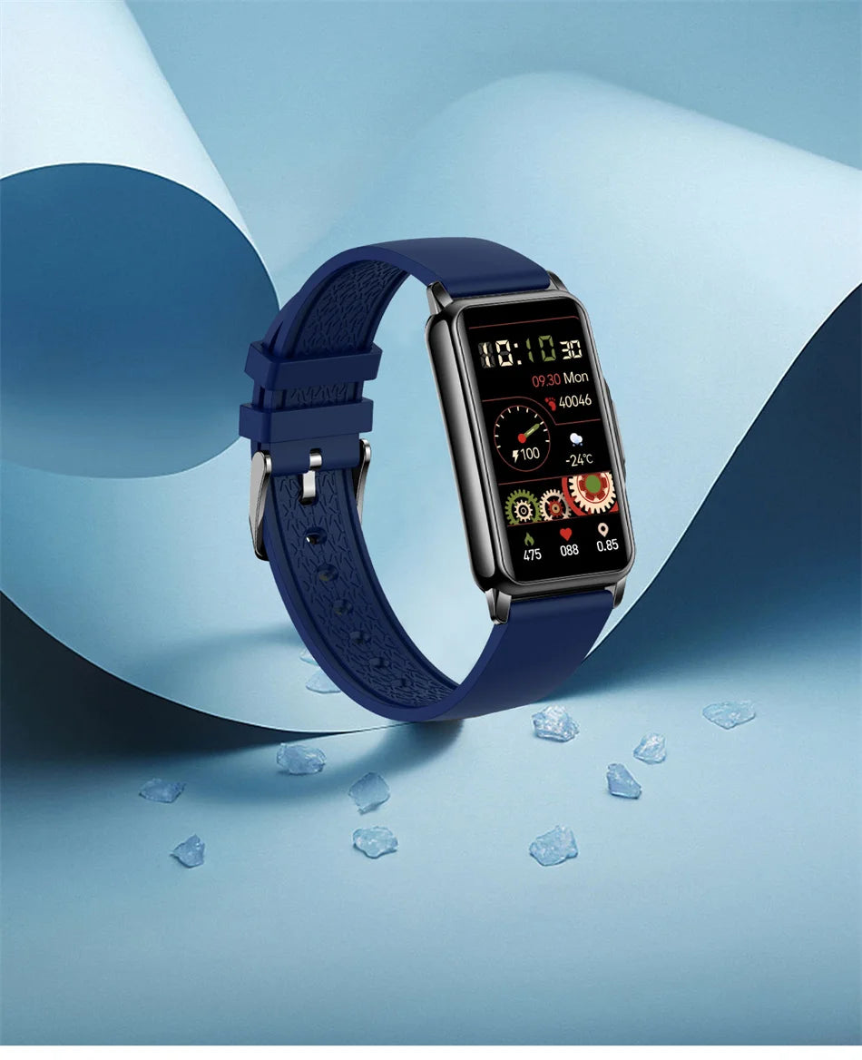 Smart Bracelet Watch – Android iOS Compatible, Waterproof Fitness Tracker with Heart Rate Monitor & 20+ Sports Modes, Gift for Men & Women