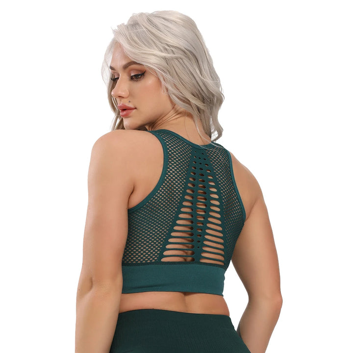 Hot Fitness Women’s Quick-Dry Sports Bra & Yoga Tank Top