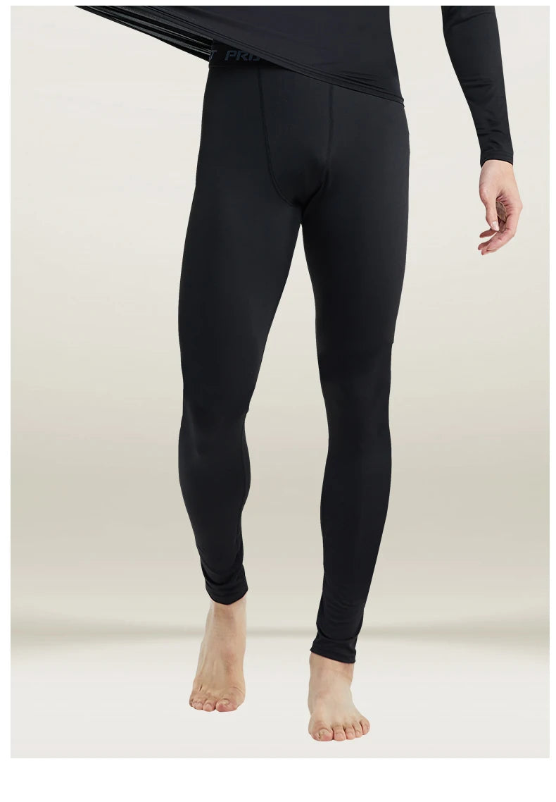 Men’s Plush Warm Pants – Winter Slim Fit Thermal Bottoms