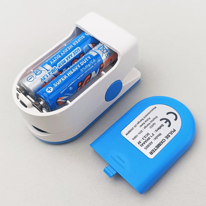 Recharge Finger Pulse Oximeter SpO2 Blood Oxygen Saturation Monitor with Rate Measurements Meter Medical Digital LED Heart Rate