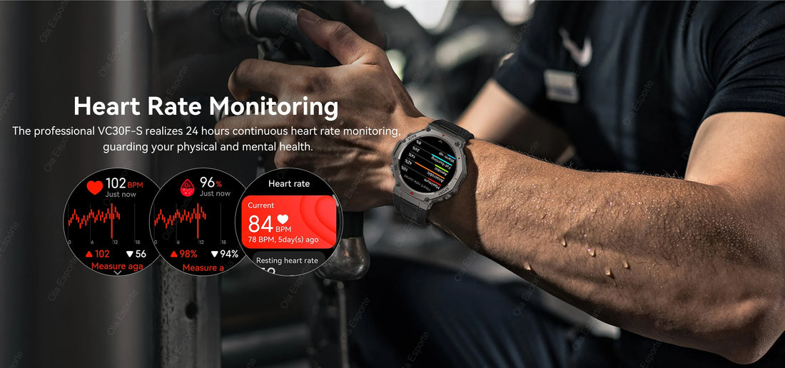 T-Rex 3 GPS Smartwatch – 10ATM Waterproof Military Sports Fitness Watch