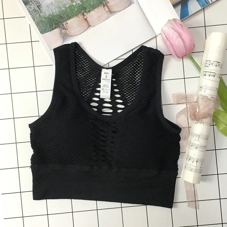 Hot Fitness Women’s Quick-Dry Sports Bra & Yoga Tank Top