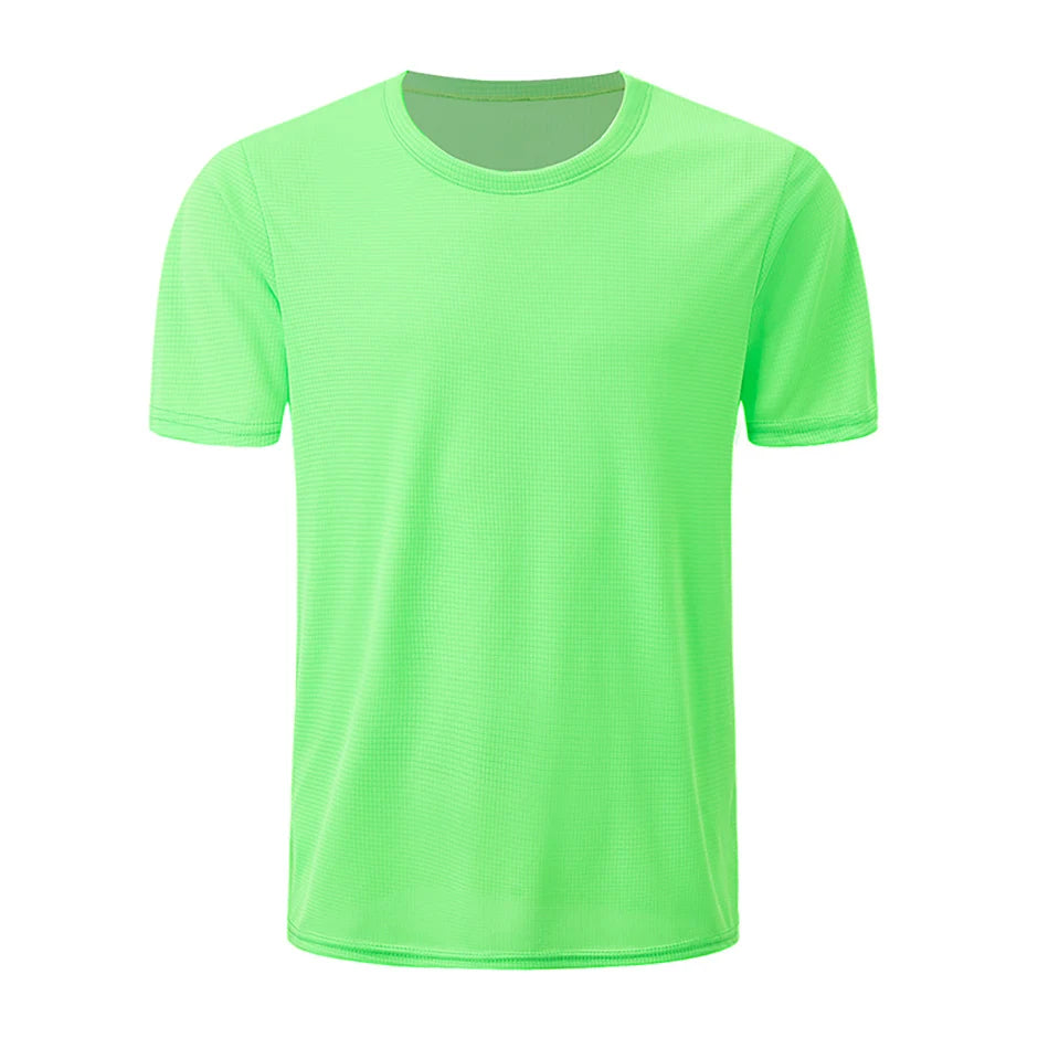 Men’s Waffle Sports Shirt – Short Sleeve Fitness & Training Top (1/5 Pcs)