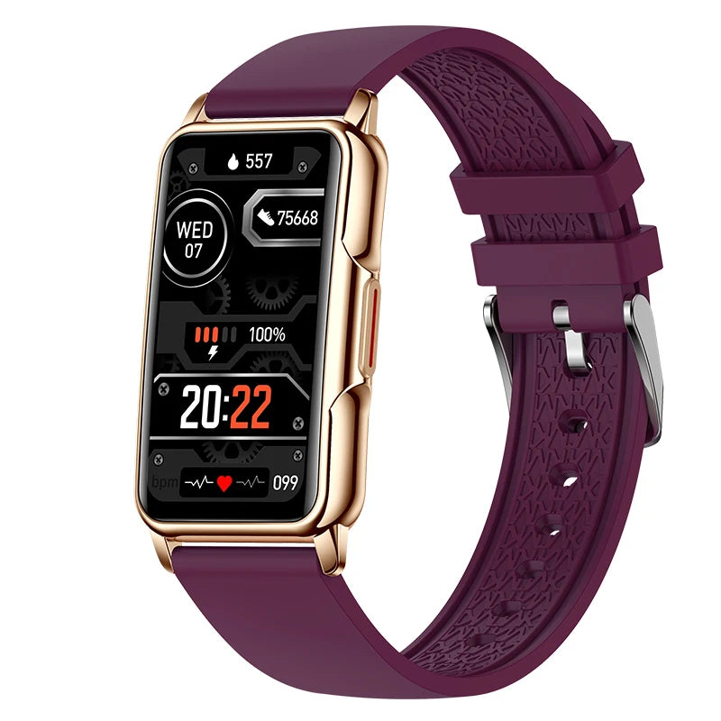 Smart Bracelet Watch – Android iOS Compatible, Waterproof Fitness Tracker with Heart Rate Monitor & 20+ Sports Modes, Gift for Men & Women