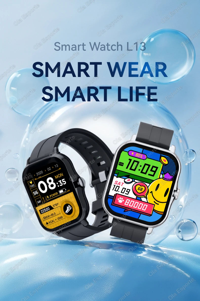 1.83" Waterproof Smartwatch with Call & Sleep Monitoring