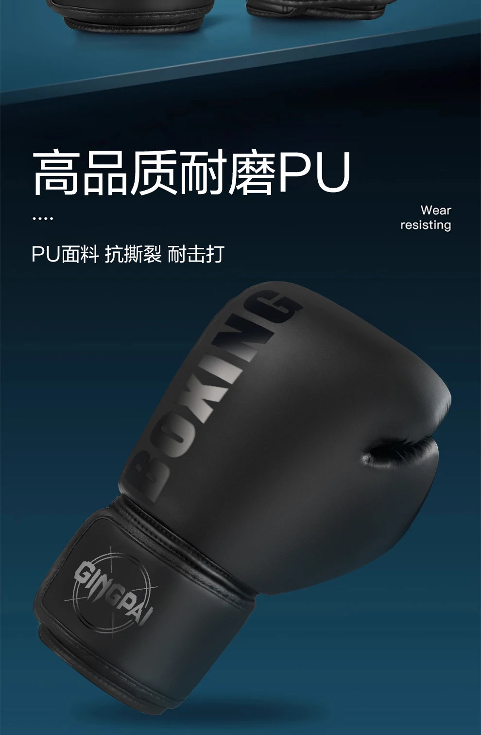 High-Quality PU Leather Boxing Gloves – 6/8/10/12oz Muay Thai, MMA, Free Fight & Sandbag Training Gloves for Men and Women