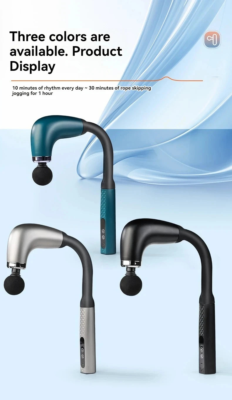 Smart Massage Gun – Rechargeable Handheld Electric Massager Hammer for Back & Full Body Relaxation
