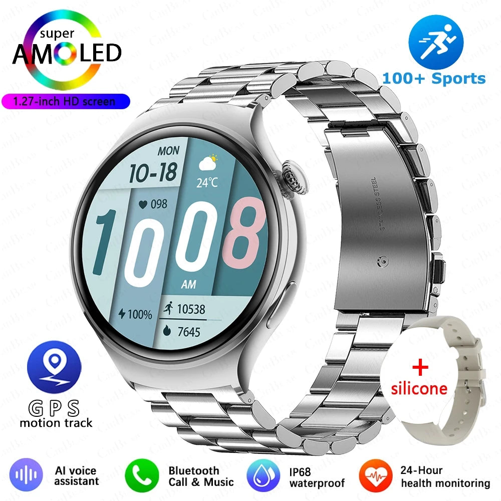 Women’s GPS Smartwatch with NFC, Bluetooth Call & Health Tracking