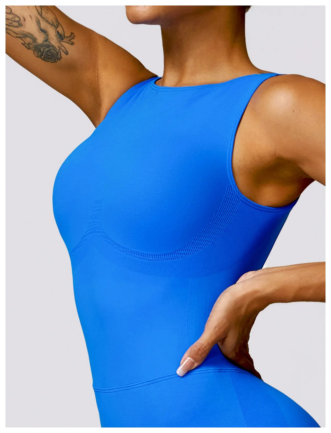 Women’s One-Piece Sporty Jumpsuit – Backless Yoga Suit with Leggings, Gym & Pilates Sportswear