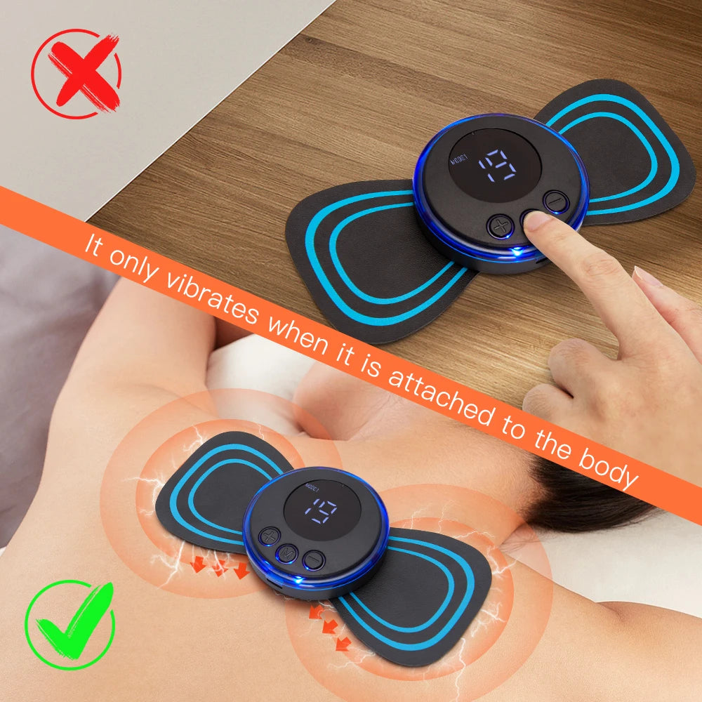 Electric EMS Foot Massager Pad – Foldable Muscle Stimulating Mat for Pain Relief & Relaxation