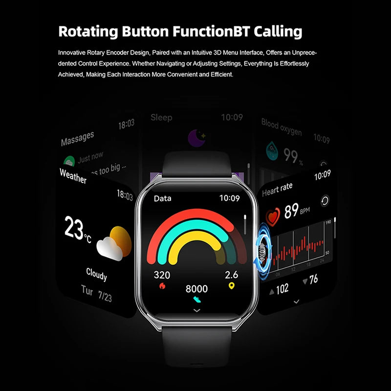 Smart Fitness Watch – Activity Tracker with Heart Rate, Sleep Monitoring & Multi-Sport Modes Available at shopnaturalholisticlife.com