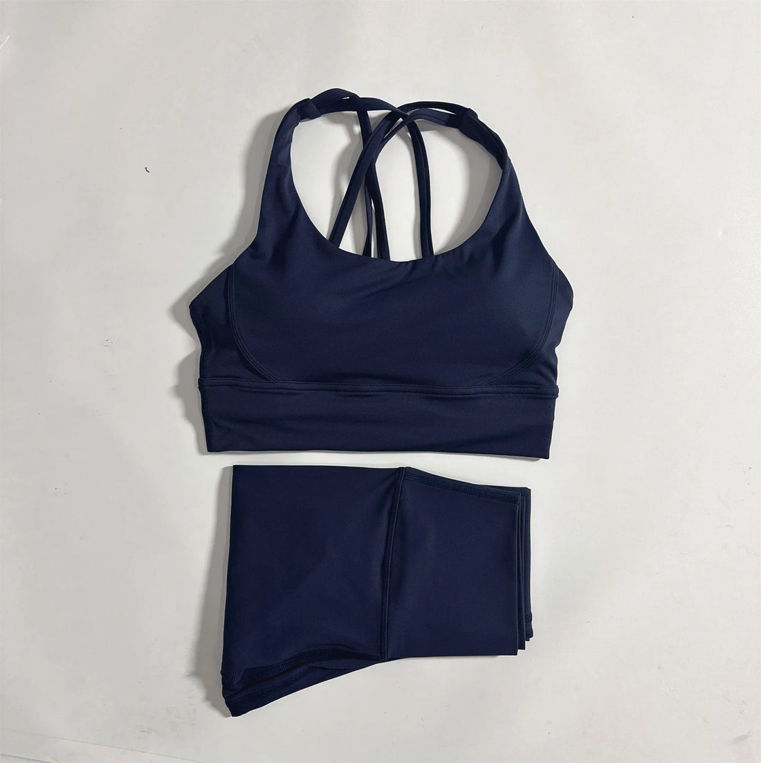 2-Piece Women’s Fitness Set – Sports Bra & High-Waist Yoga Leggings