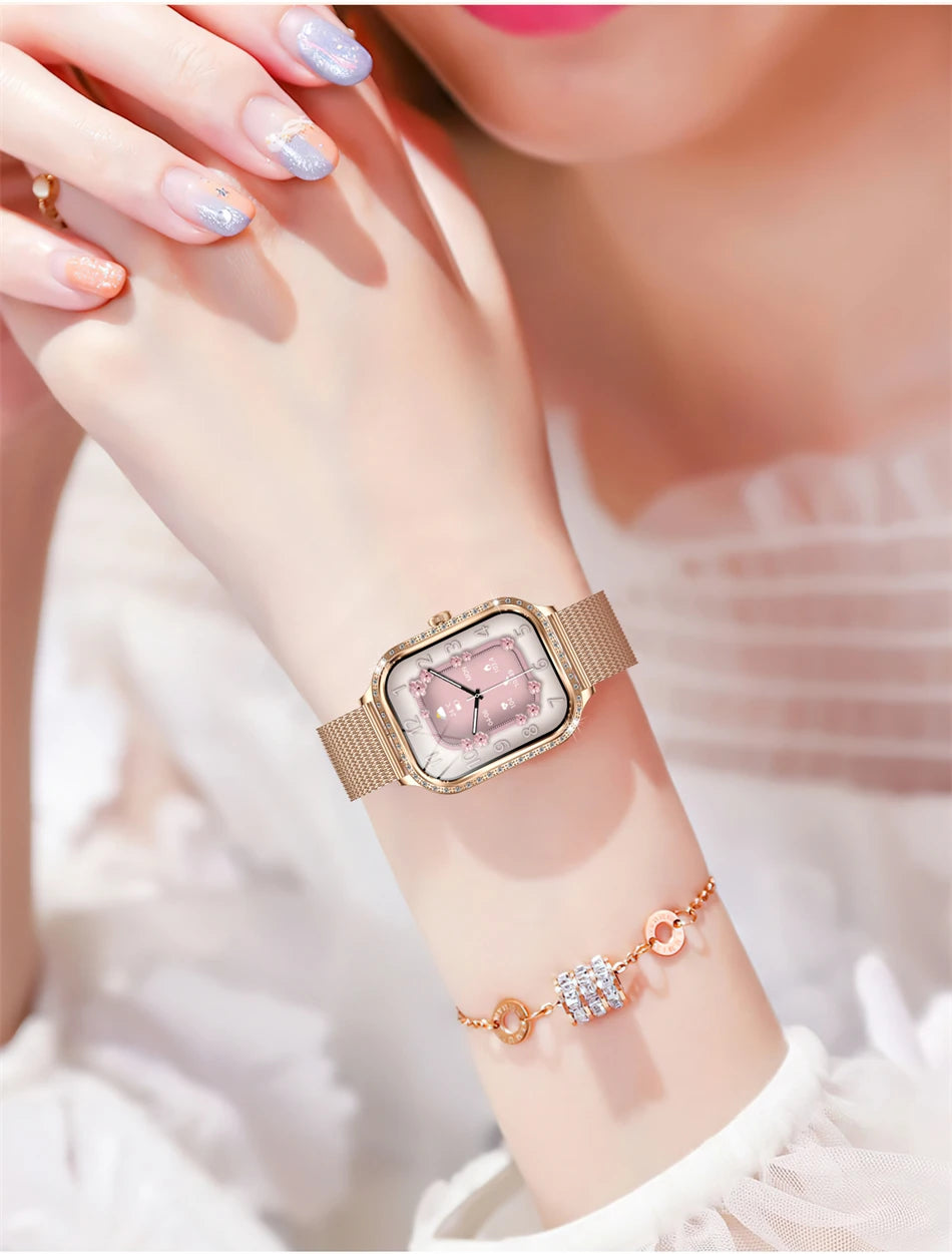 Women’s Smartwatch – Heart Rate, Blood Pressure, Music & BT Calling