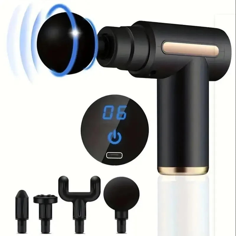 Portable Fascia Massage Gun – Deep Muscle Relaxation & Fitness