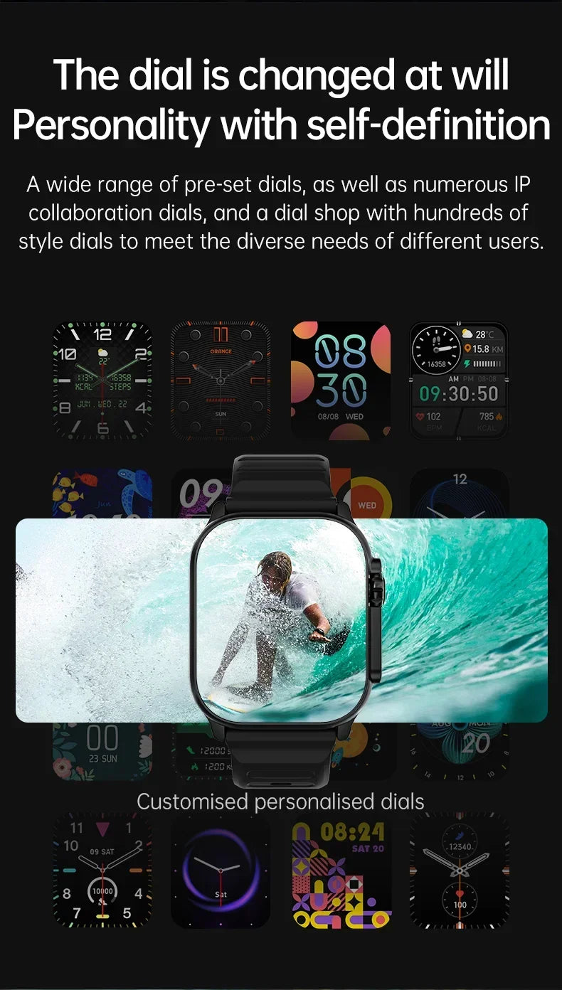 T900 Ultra 2 Smartwatch Men 49mm AMOLED NFC Waterproof
