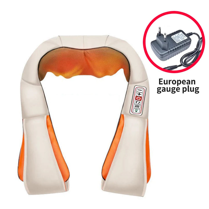 Kneading Shawl Neck and Back Massager – Full Body Home Massage Device